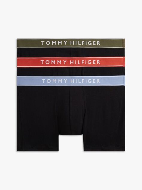 Multi 3-Pack Essential Logo Waistband Trunks  Men