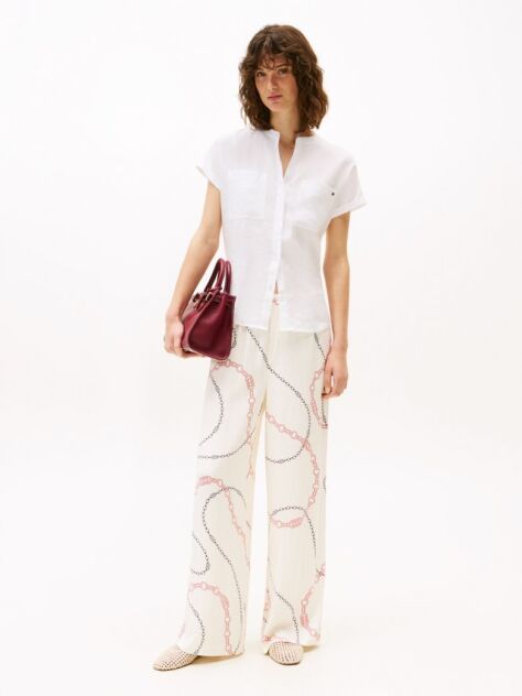 Multi Loose Pull-On Trousers  Women