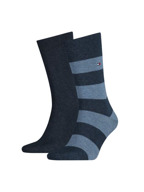 Blue 2-Pack Men'S Rugby Socks  Men