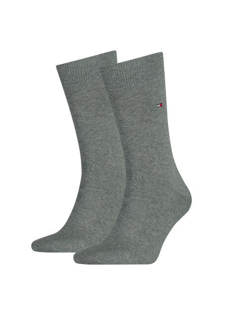 Grey 2-Pack Cotton Blend Socks  Men