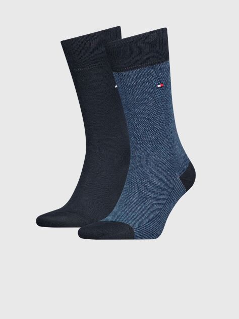 Blue Tommy Hilfiger Men'S Classic Socks 2 Pack  Men
