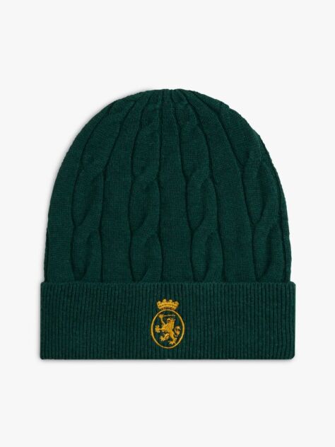 Green TH Crest Knit Beanie  Kids Unisex