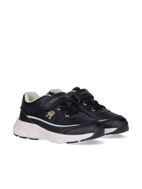 Μαύρο Sneakers Με Λογότυπο Και Velcro  Κορίτσια