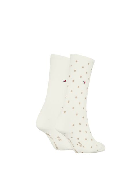 White Tommy Hilfiger Dot Women's Socks (2 pack)  Women