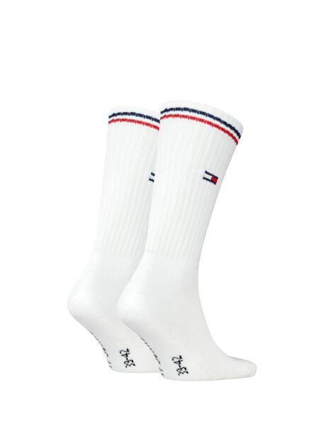 Άσπρο 2 Ζευγάρια Signature Ribbed Κάλτσες  Unisex