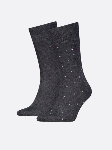 Grey Tommy Hilfiger Men's Classic Socks 2 pack  Men