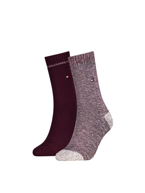 Red Tommy Hilfiger Women's Classic Socks 1 Pack  Women
