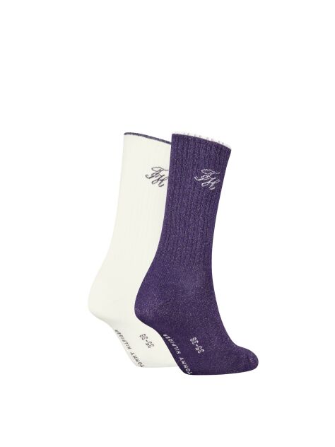 Multi Tommy Hilfiger Women's Crew Socks 2 Pack  Women