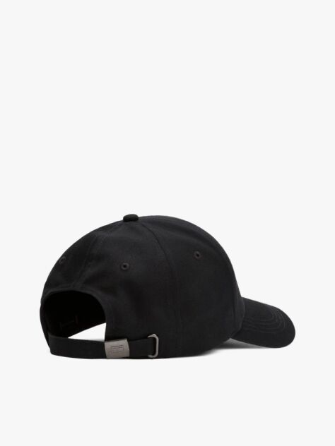 Black Th Established Organic Cotton Baseball Cap  Men