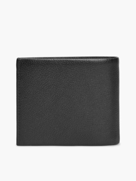 Μαύρο Corporate Δερμάτινο Δίπτυχο Πορτοφόλι  Άνδρες