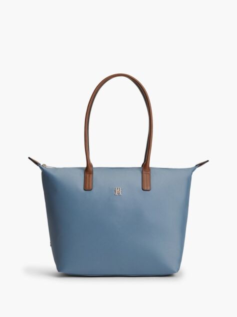 Blue TH Monogram Tote Bag  Women