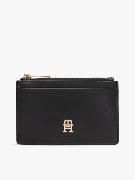 Μαύρο Hilfiger Icon Θήκη Για Κάρτες Με Φερμουάρ  Γυναίκες