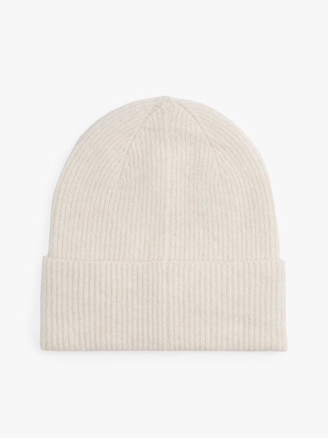 Beige TH Heritage Script Beanie  Women