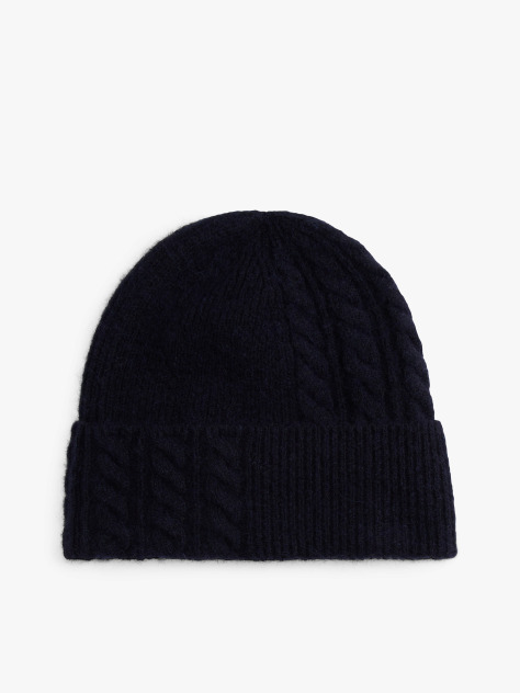 Blue Chic Fluffy Beanie With Wool  Women