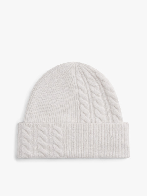 Grey Chic Fluffy Beanie With Wool  Women