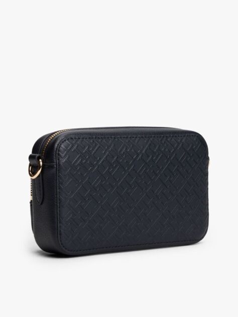 Blue Hilfiger Icon Embossed TH Monogram Camera Bag  Women