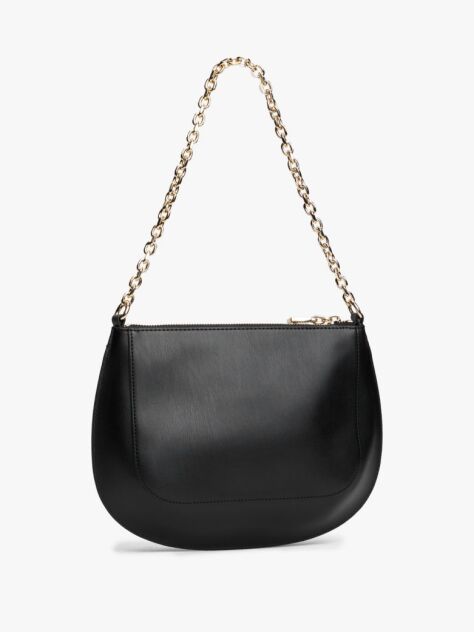 Black Chain Strap Convertible Crossbody Bag  Women