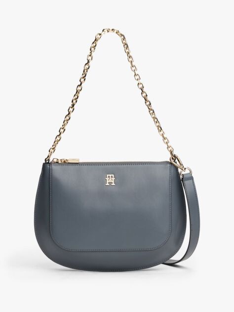 Grey Chain Strap Convertible Crossbody Bag  Women