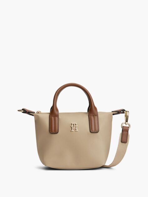 Beige Popette Crossbody Tote Bag  Women