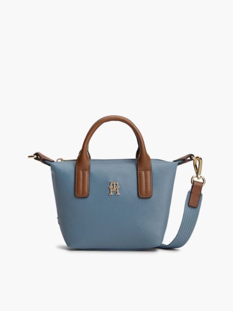 Blue Popette Crossbody Tote Bag  Women