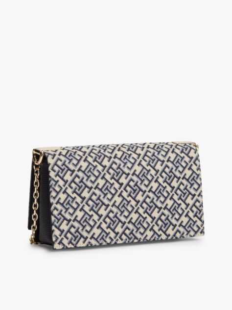 Multi TH Monogram Jacquard Chain Crossbody Bag  Women