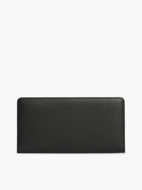 Black The American Icon Leather Bifold Wallet  Women