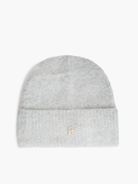 Grey Chic Beanie With Alpaca  Women