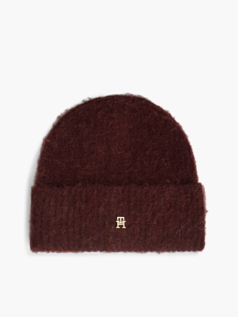 Red Chic Beanie With Alpaca  Women