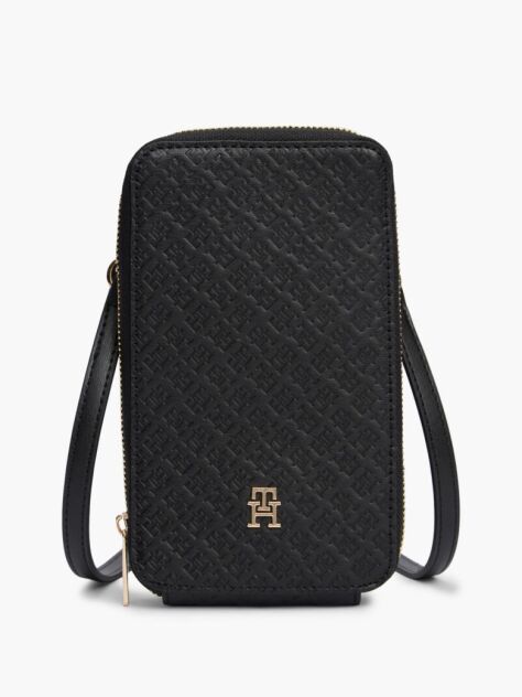 Μαύρο Hilfiger Icon Τσάντα Χιαστί Με Φερμουάρ  Γυναίκες