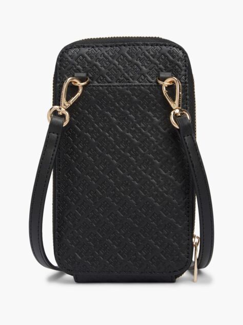 Μαύρο Hilfiger Icon Τσάντα Χιαστί Με Φερμουάρ  Γυναίκες