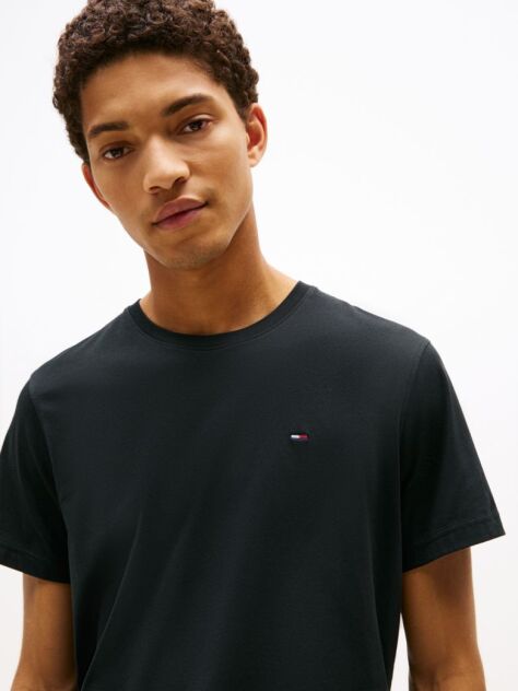 Black Regular Fit Crew T-Shirt  Men
