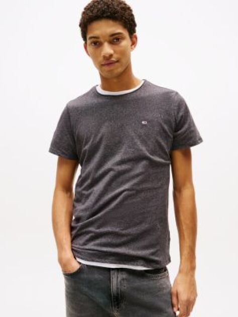 Μαύρο T-Shirt Σε Slim Γραμμή  Άνδρες