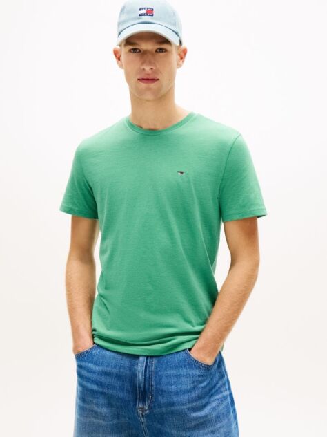 Green Heathered Extra Slim T-Shirt  Men