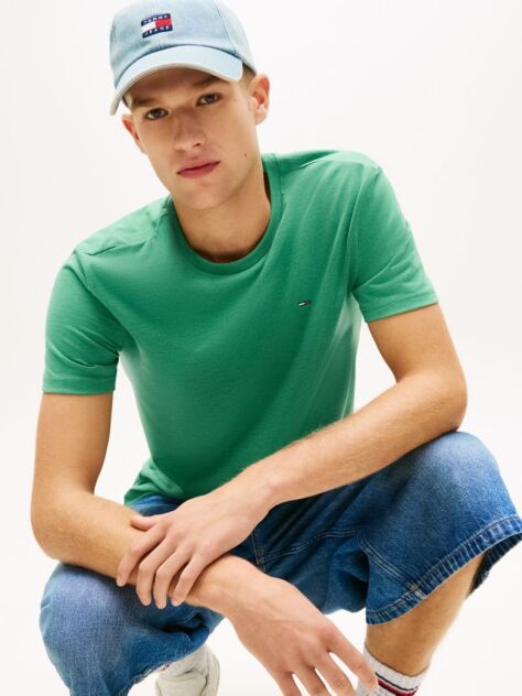 Green Heathered Extra Slim T-Shirt  Men