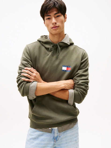 Πράσινο Hoody Με Λογότυπο  Άνδρες
