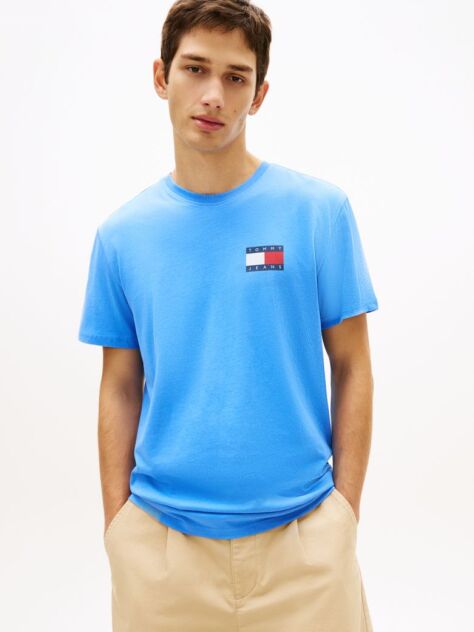 Blue Logo Slim T-Shirt  Men