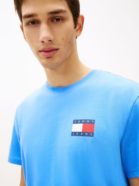 Blue Logo Slim T-Shirt  Men
