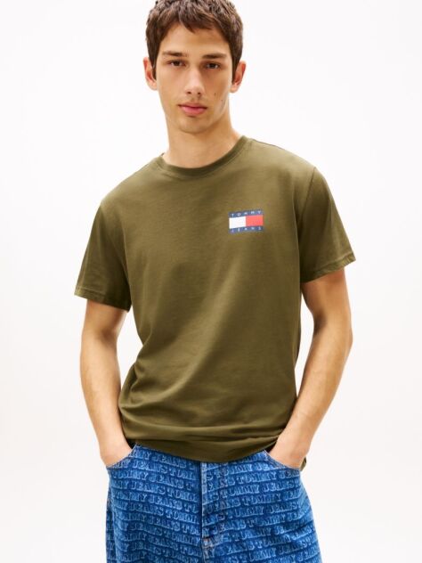 Πράσινο T-Shirt Σε Slim Γραμμή Με Λογότυπο  Άνδρες