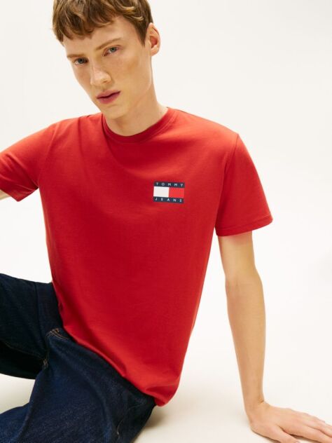 Red Logo Slim T-Shirt  Men