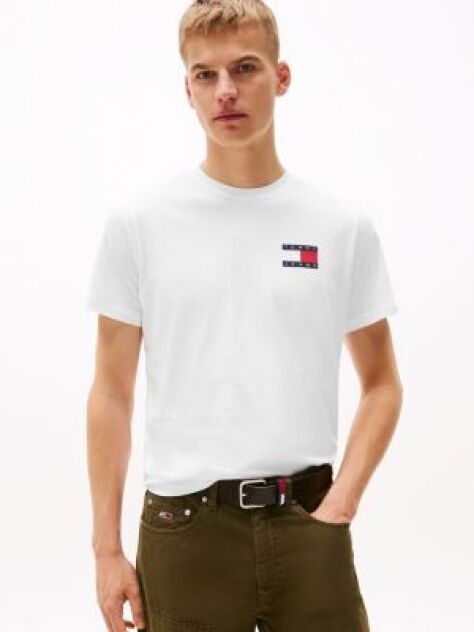 White Logo Slim T-Shirt  Men