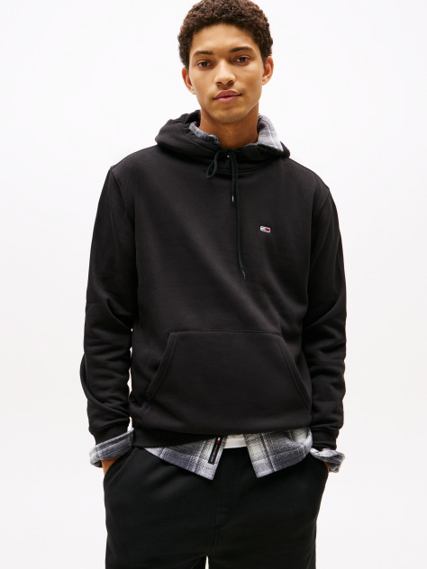 Black Regular Flag Hoodie  Men