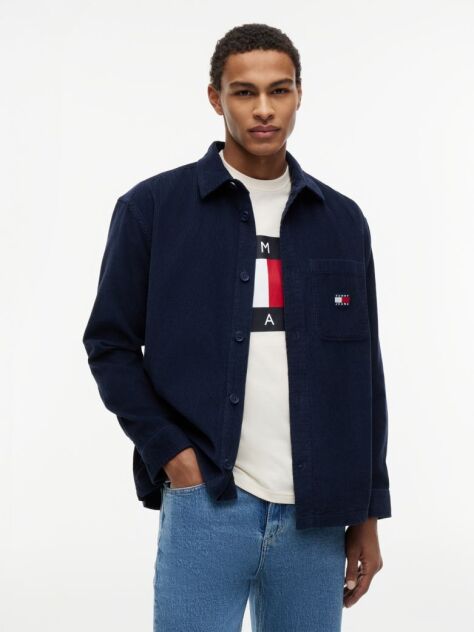 Blue Brick Cord Overshirt  Men