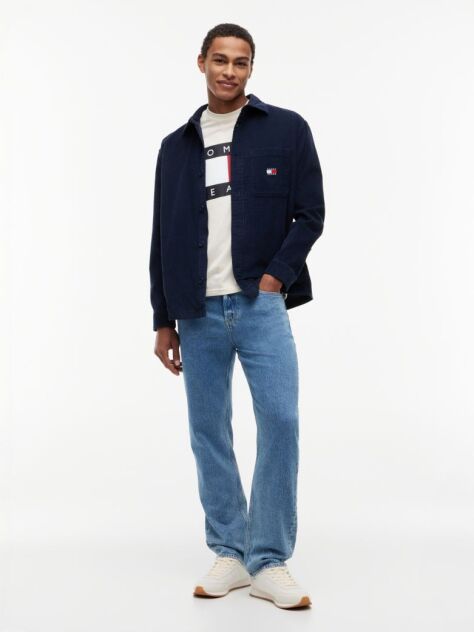 Blue Brick Cord Overshirt  Men