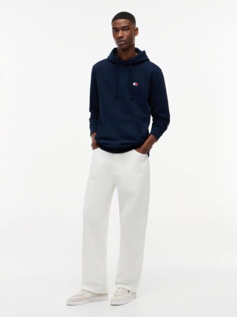 Μπλε Hoody Με Ετικέτα Tommy  Άνδρες