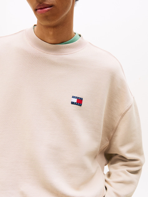Beige Classic '90s Tonal Back Logo Sweatshirt  Men