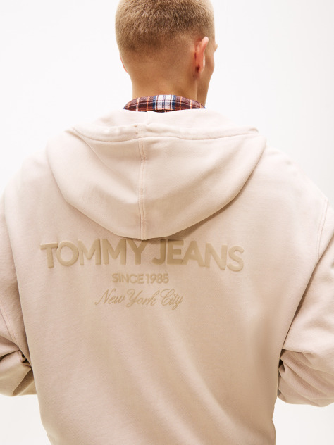 Μπεζ 90S New Classics Hoodie Με Λογότυπο  Άνδρες