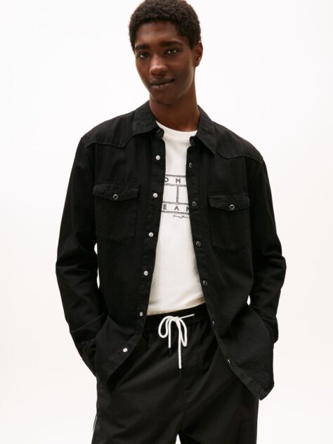 Denim Western Shirt  Men