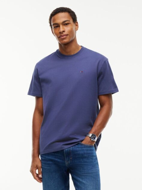 Blue Tommy Flag Relaxed T-Shirt  Men