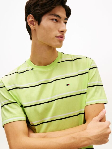 Multi Hilfiger Flag Stripe Relaxed Jersey T-Shirt  Men