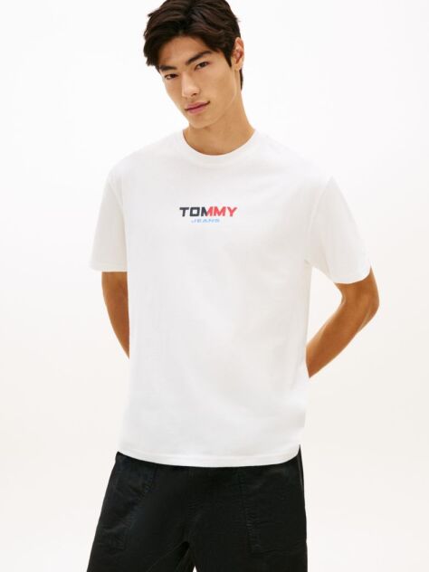 White Back Logo Relaxed T-Shirt  Men